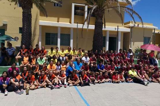 Jornada de convivencia deportiva en El Goro (Foto TA)